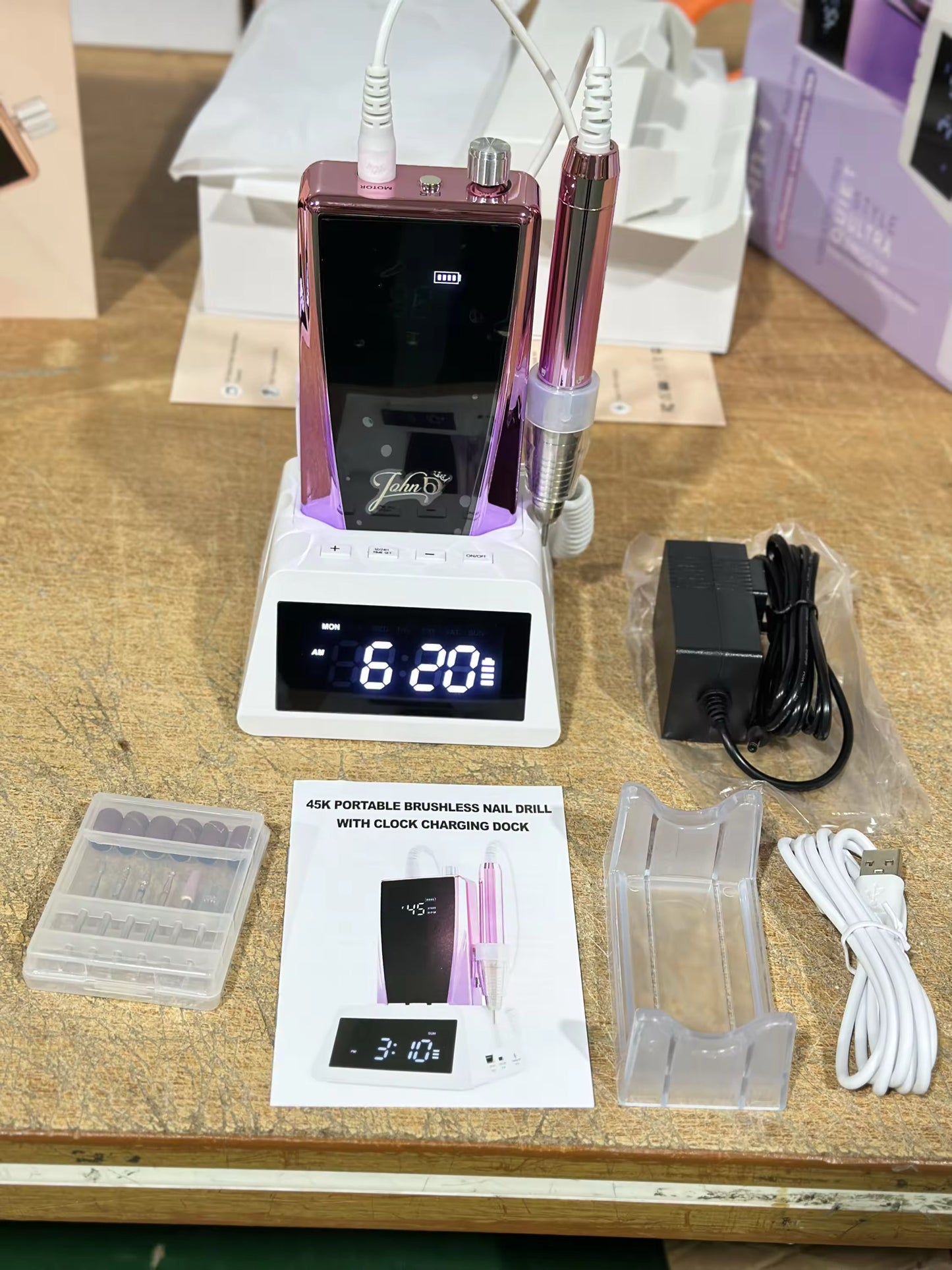 2025 Máy dũa Rechargeable 45k với Đồng Hồ (new)