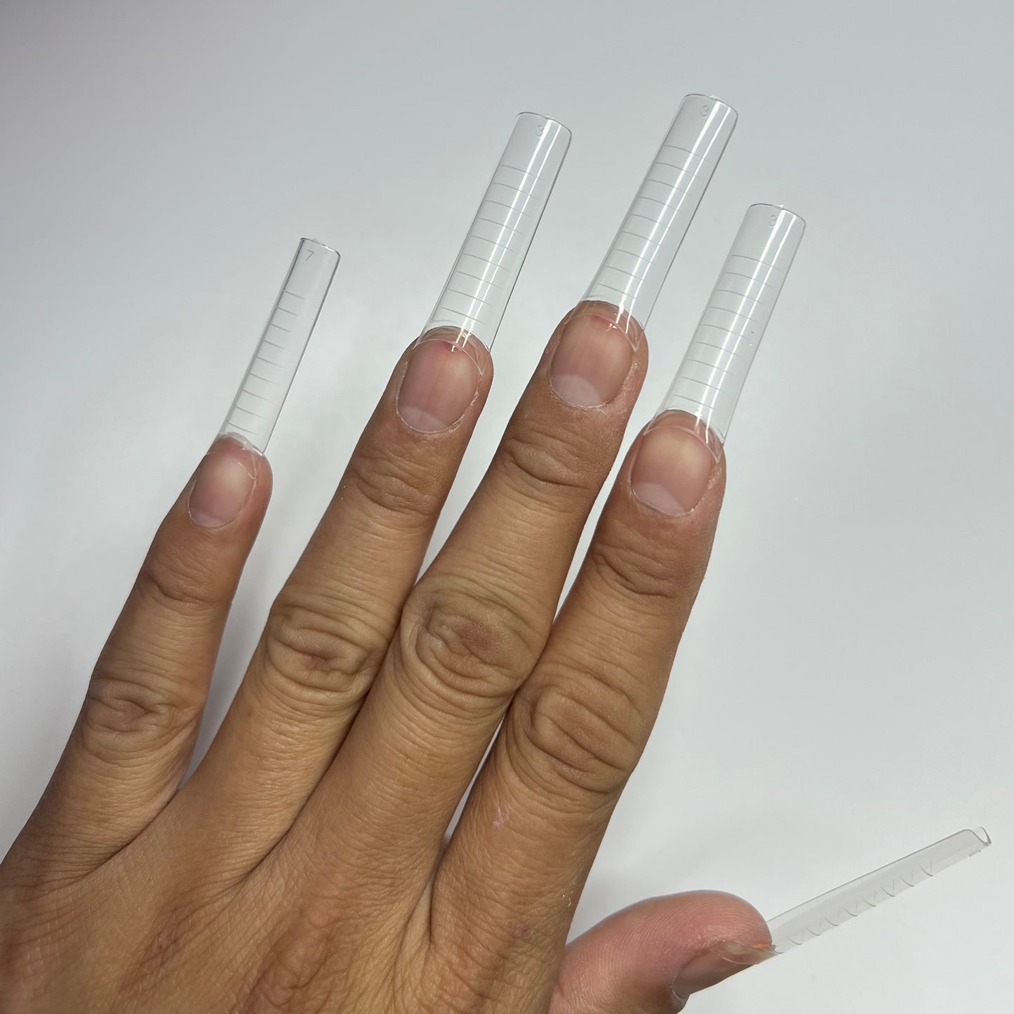 Square No C Curve Nail Tip (2025)