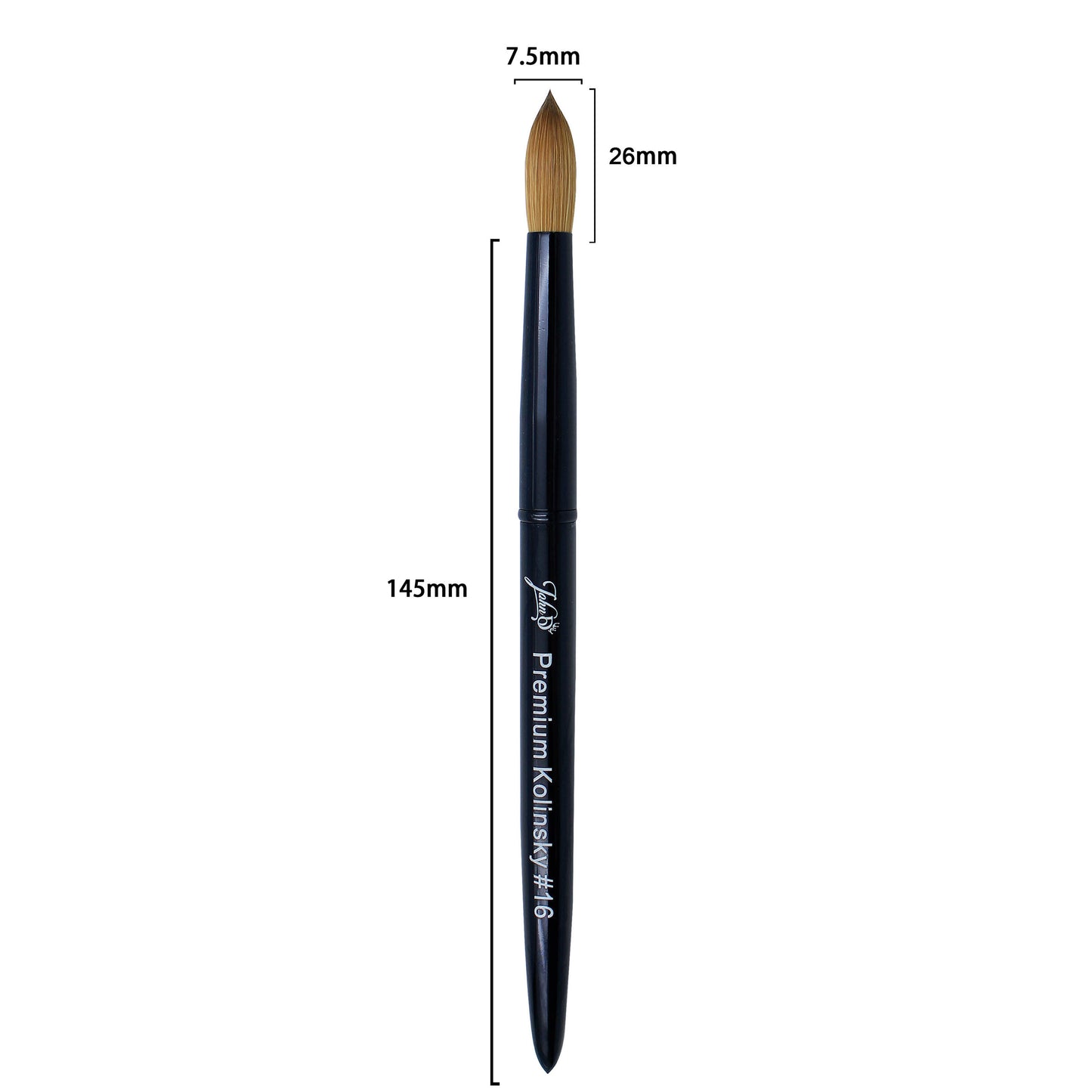 Black Kolinsky Nail Brush ( Original)