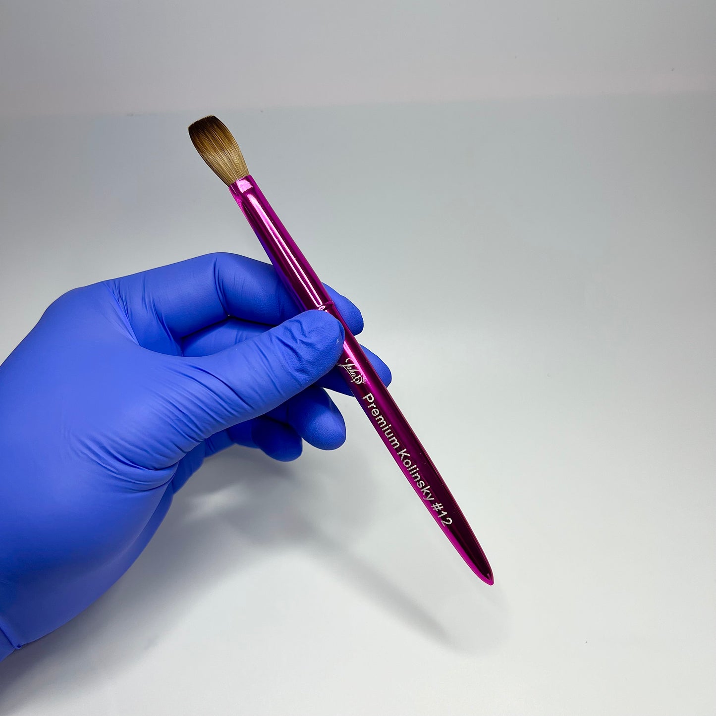Pink Kolinsky Nail Brush ( Bấm Cọ)