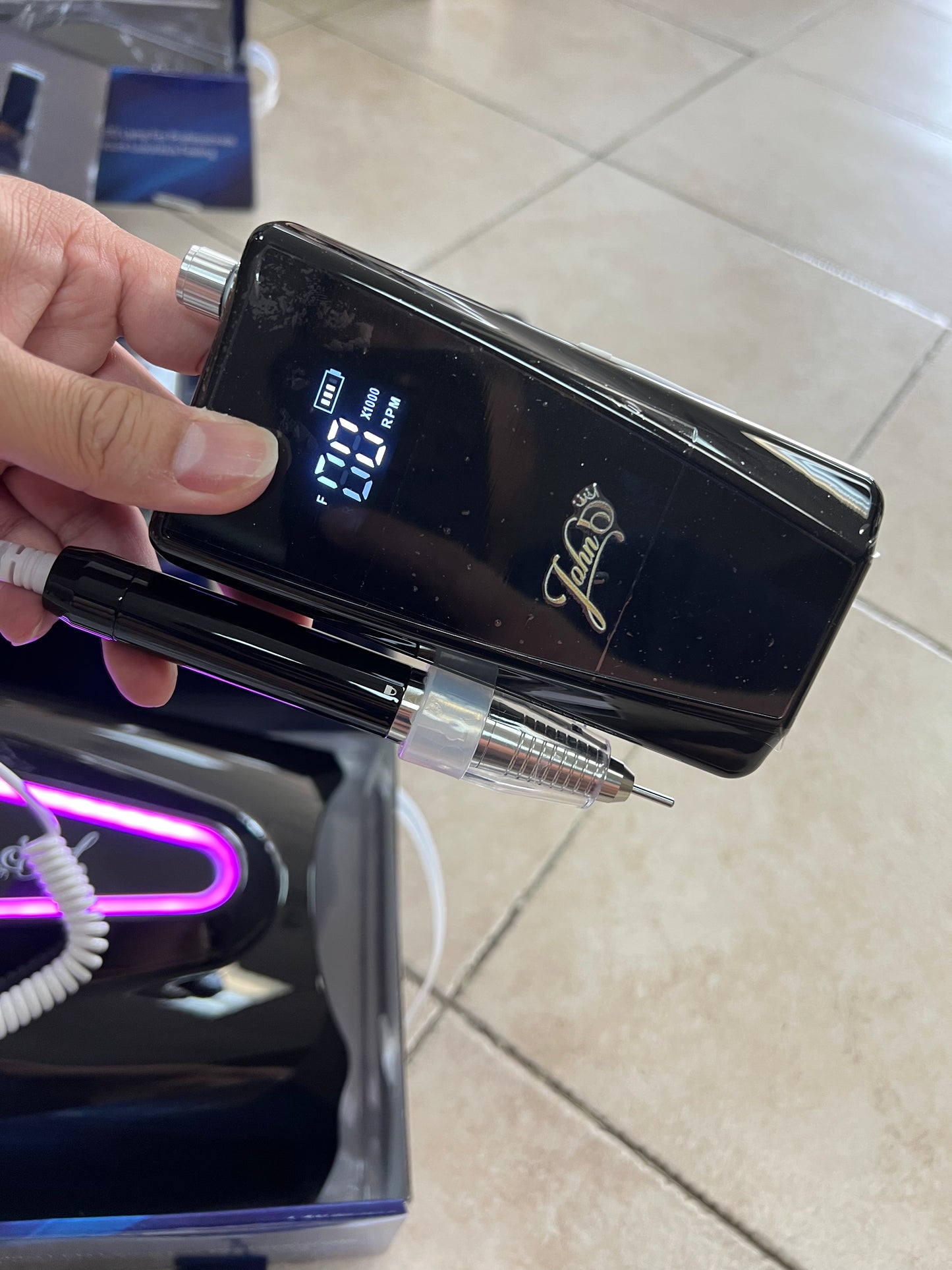 2025 Máy dũa Rechargeable 45k với Đồng Hồ (new)