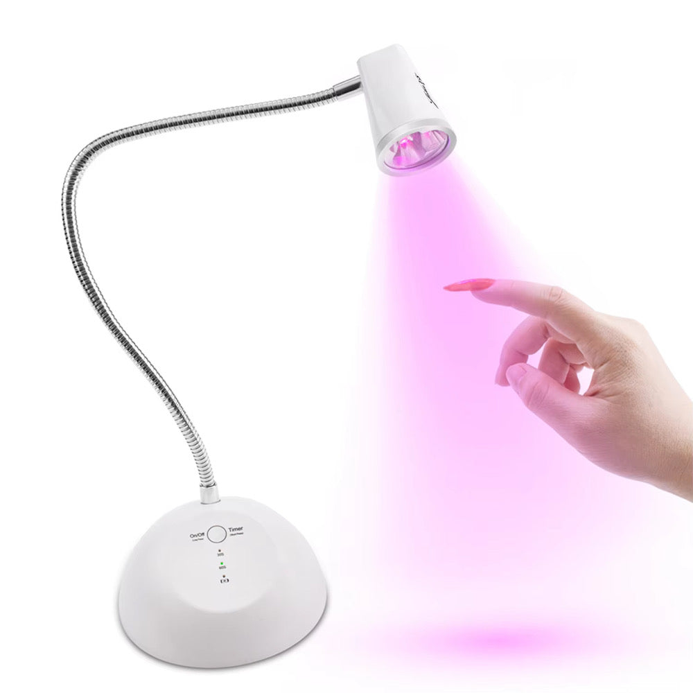 TOUCH SENSOR & RECHARGEABLE
FOCUSED BEAM LED NAIL LAMP