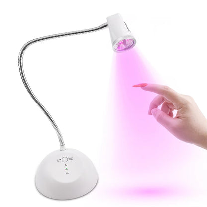 TOUCH SENSOR & RECHARGEABLE
FOCUSED BEAM LED NAIL LAMP