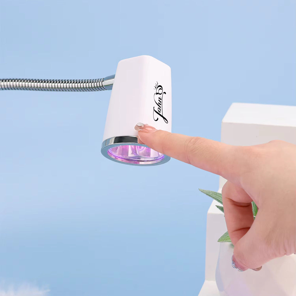 TOUCH SENSOR & RECHARGEABLE
FOCUSED BEAM LED NAIL LAMP