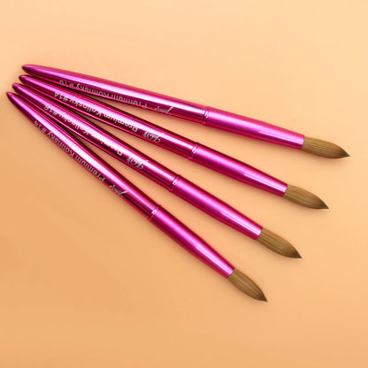 Pink Kolinsky Nail Brush ( Bấm Cọ)