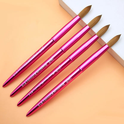 Pink Kolinsky Nail Brush ( Bấm Cọ)