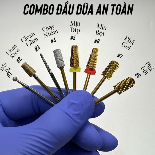 Combo Đầu Dũa An Toàn Chân Ái