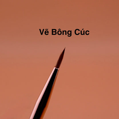 Cọ Nặn Bông 3D + Vẽ Bông Cúc