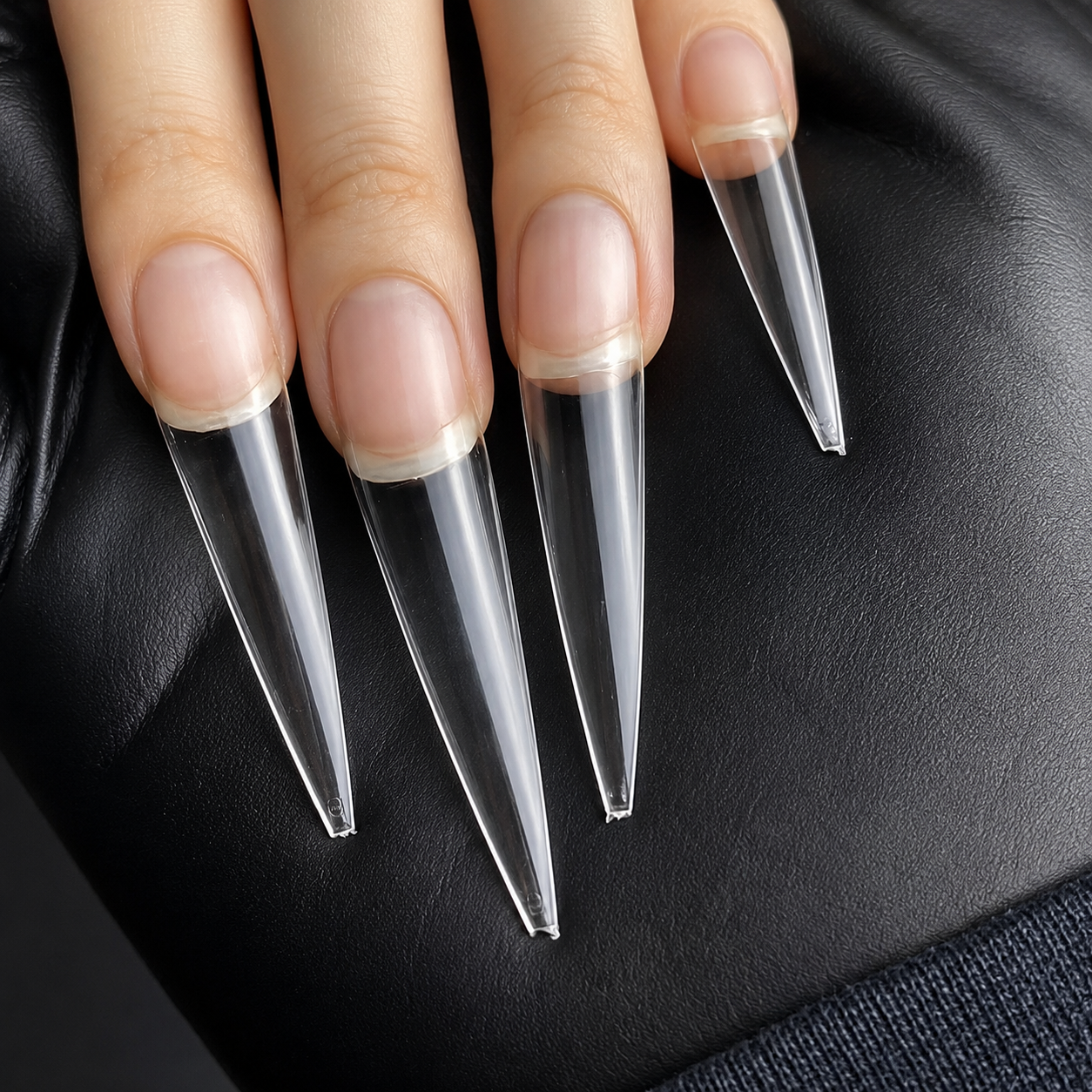 Stiletto No C Nail Tips - XXL