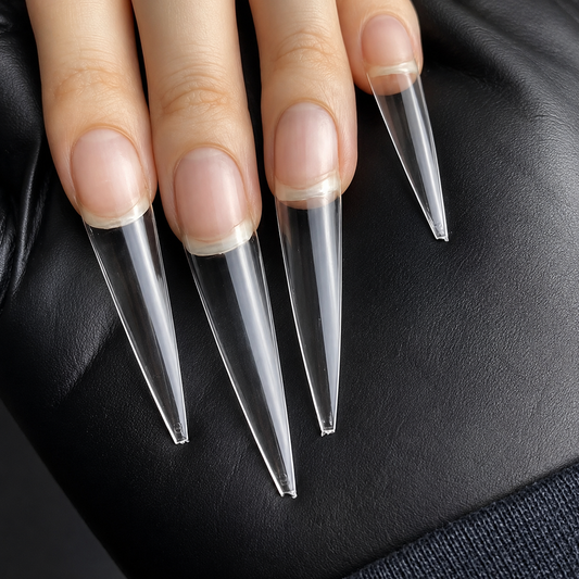 Stiletto No C Nail Tips - XXL