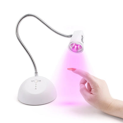 TOUCH SENSOR & RECHARGEABLE
FOCUSED BEAM LED NAIL LAMP