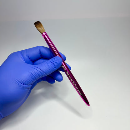 Pink Kolinsky Nail Brush ( Bấm Cọ)
