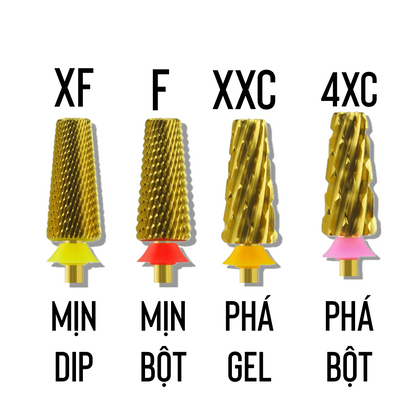 Đầu Dũa Ngắn Titanium 7mm ( Safety Bits)