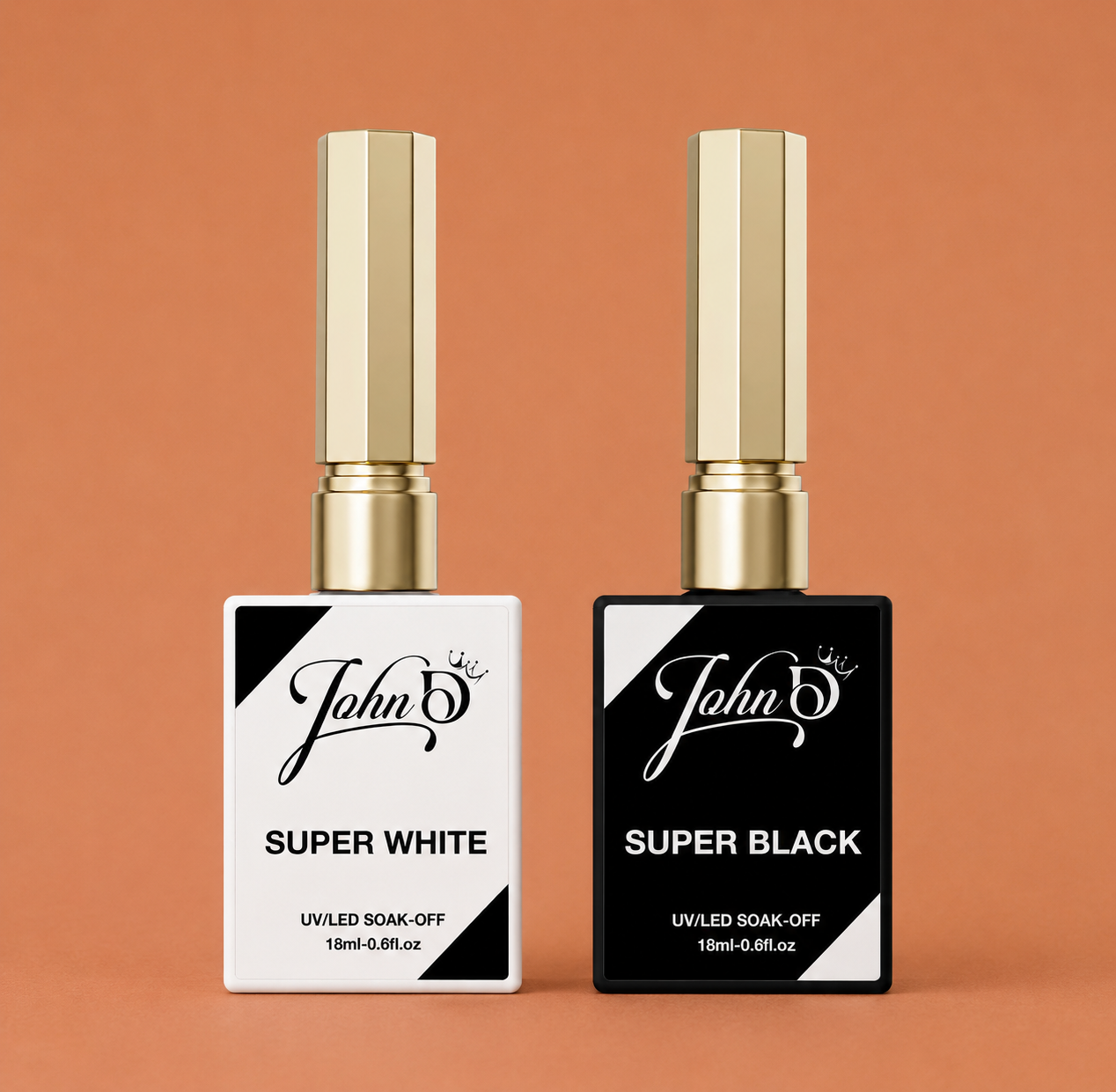 Super Black and White Gel Polish